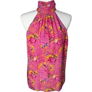 Nicoblu Alexis Halter Top in Hot Jungle Size Large‎